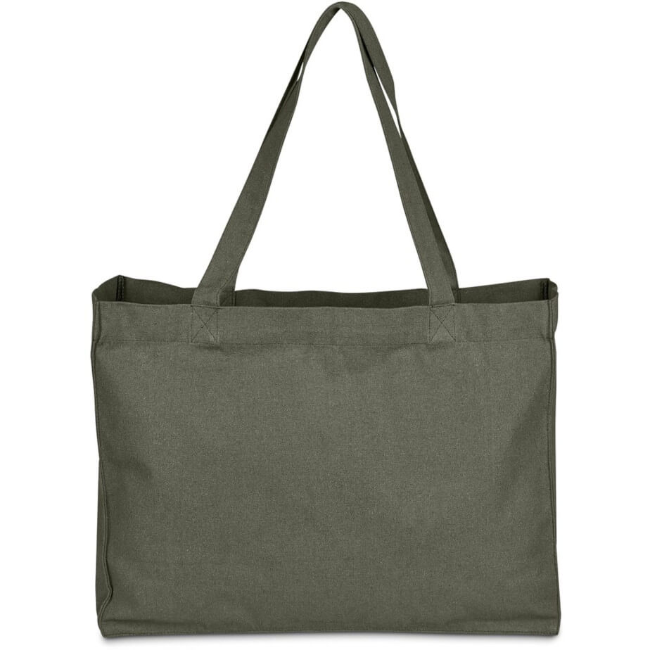 Okiyo Subarashi Recycled Canvas Tote - Military Green Unbranded